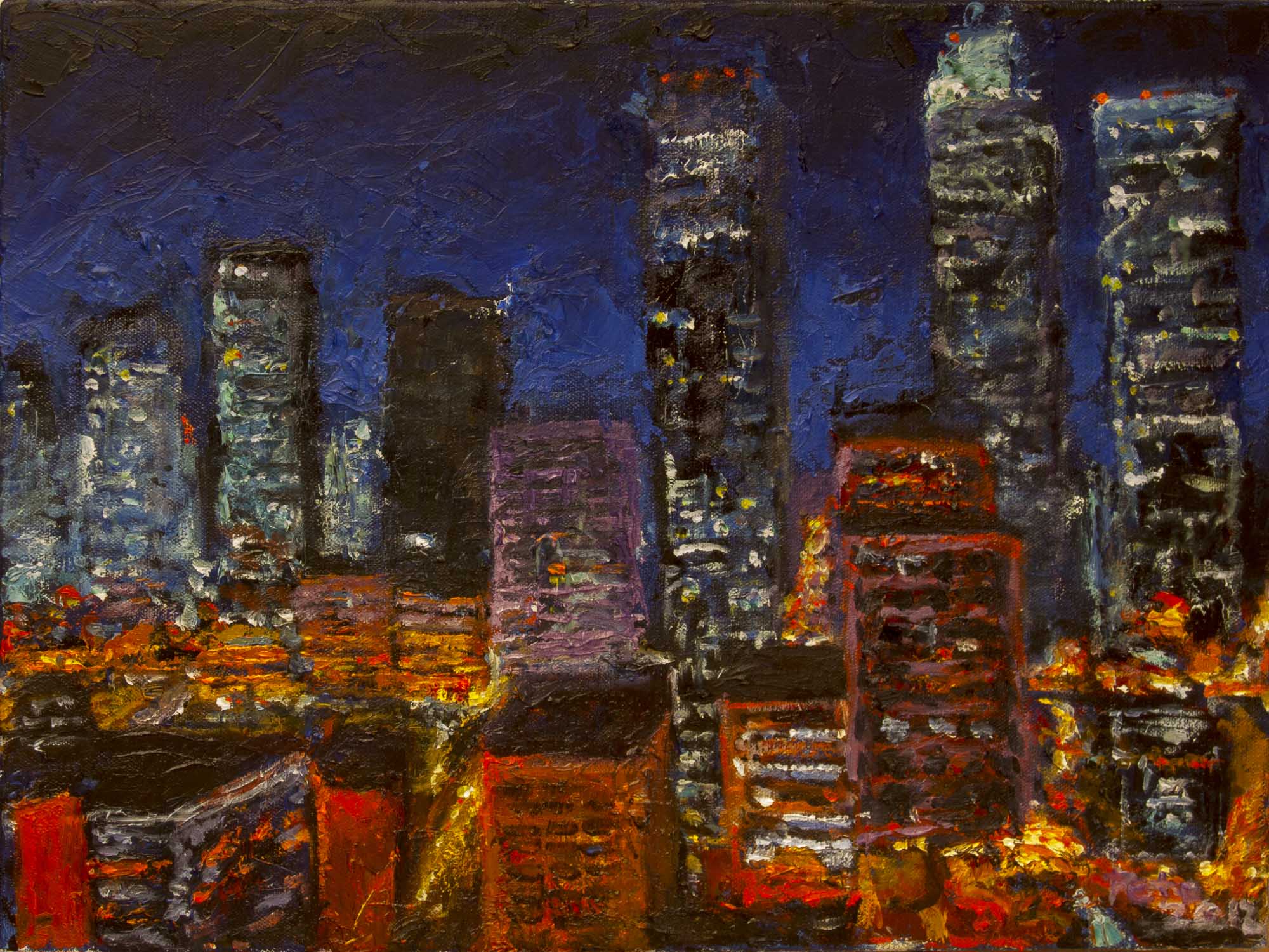 Makati Night Skyline